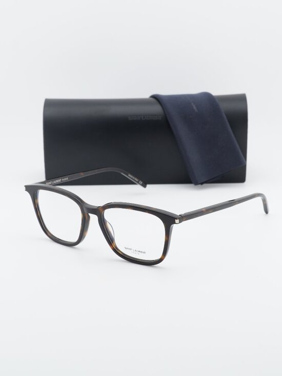 Saint Laurent SL479 002 Square Eyeglasses – Havana 52mm main image 5